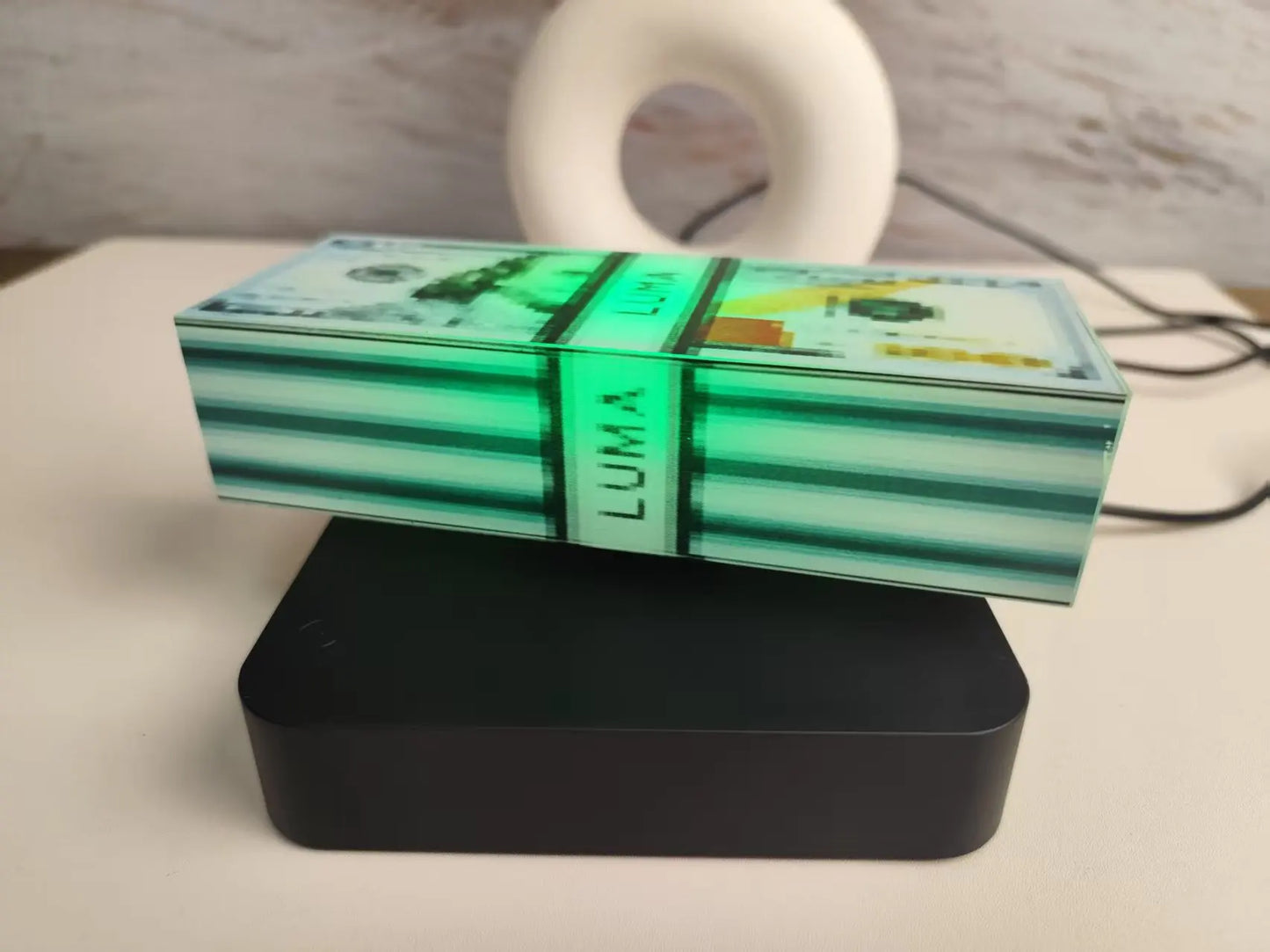 Floating Money Stack Lamp
