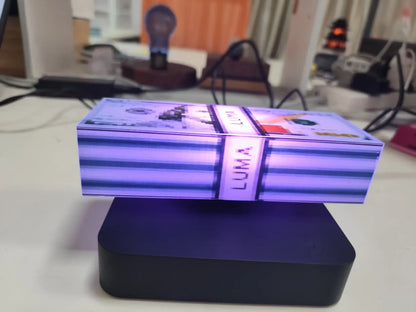 Floating Money Stack Lamp